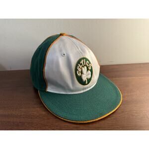 Boston Celtics Shamrock Vintage NBA Hardwood Classics Cap Hat Fitted S 7 1/8
